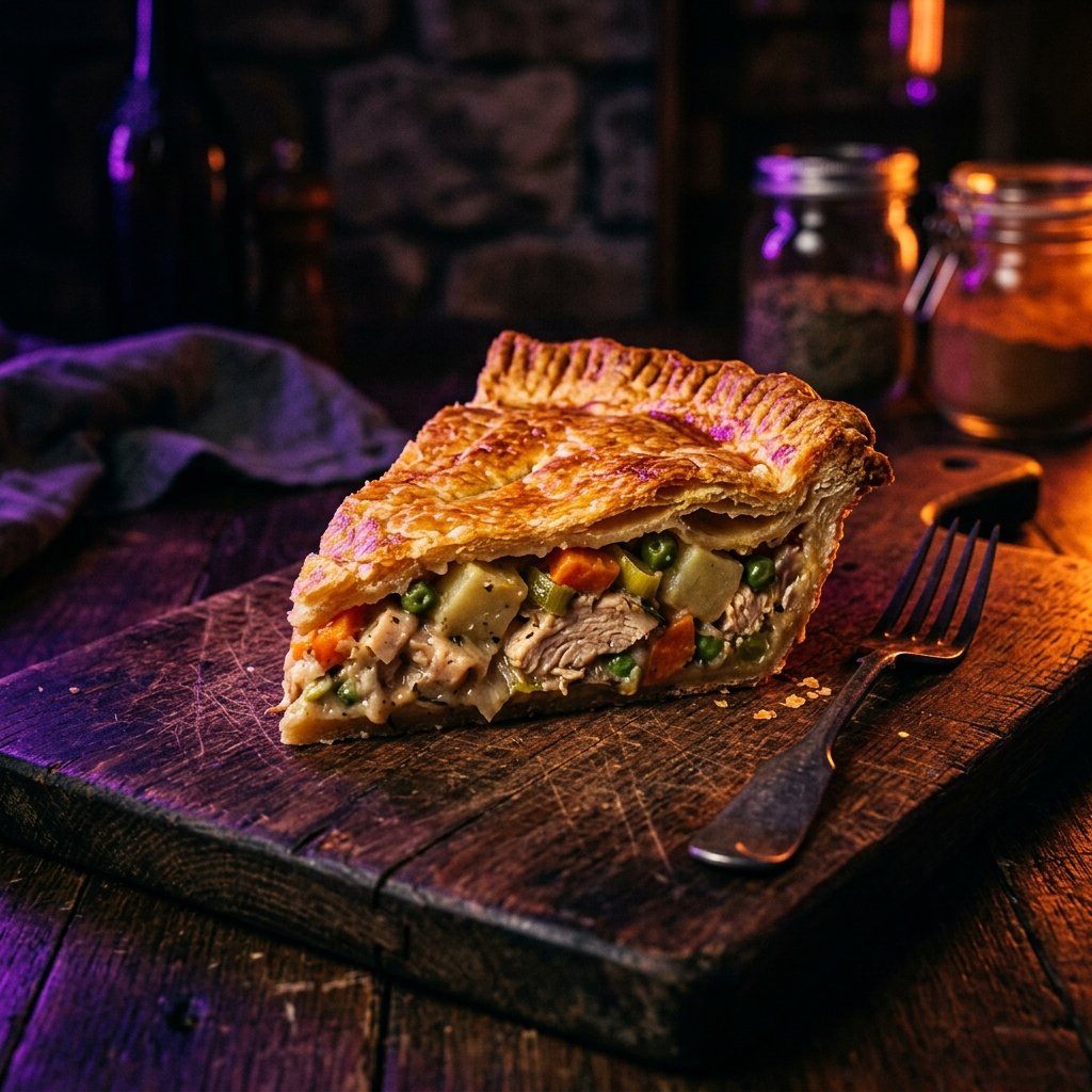 Tarta de Verdura y Pollo
